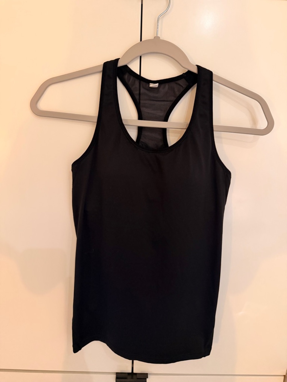 Uniqlo Black Racerback Tank Top
